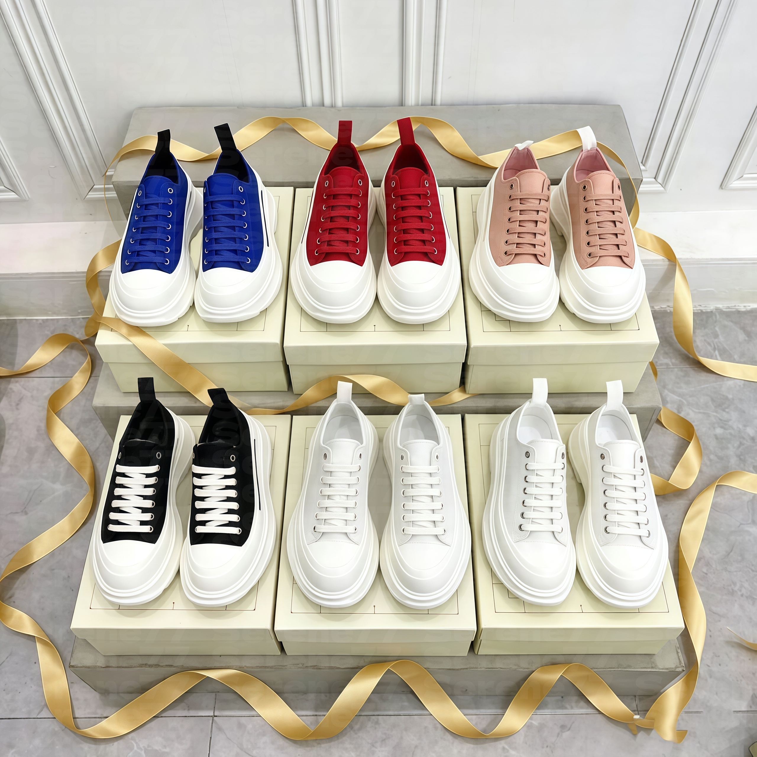 Designer boots pedal skate boots thick soled canvas sports shoes Luxury Men Women classic casual shoes midsole ankle boots luxury triple outdoor spo