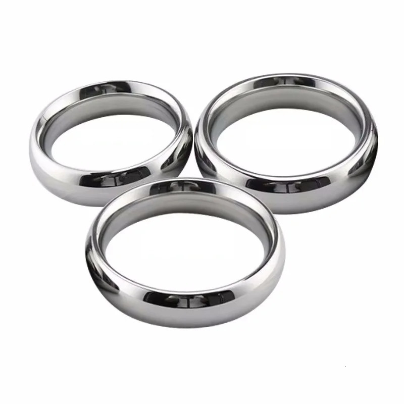Metal large size Dia 57mm Heavy Duty male Ball Scrotum Stretcher penis lock bondage cock Ring Delay ejaculation BDSM Sex Toy men 260624