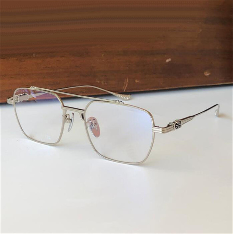 New fashion design square optical glasses 8039 exquisite titanium frame retro shape simple and popular style with box can do prescription lens