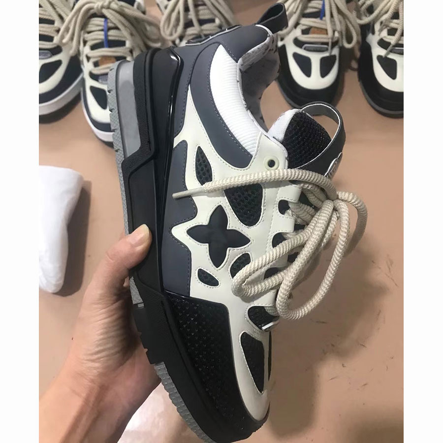 Top Quality Skate Shoes Designer Trainers Fashion Classic Men and Women Sneakers Casual Fashion Running Lace-up Low-top Sports Breathable Fat Ding S