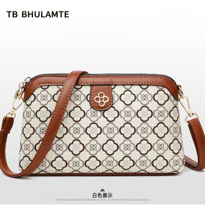 TB BHULAMTE Mom Crossbody 2024 New Women's Phone Versatile Middle-Aged And Elderly Shopping Shoulder Soft Leather Small Bag