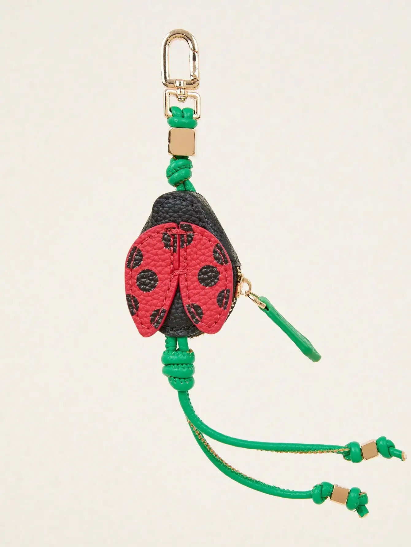Cute ladybug butterfly bee n mini small pouch coin purse with keychain bag charm fit for airtag 260624