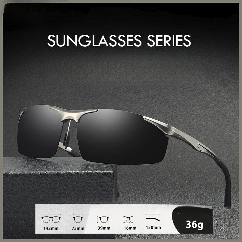 2026 new luxury minimalist polarized high-end fishing float glass, anti glare new driving photochromic glasses, cool pilot polarized sunglasses