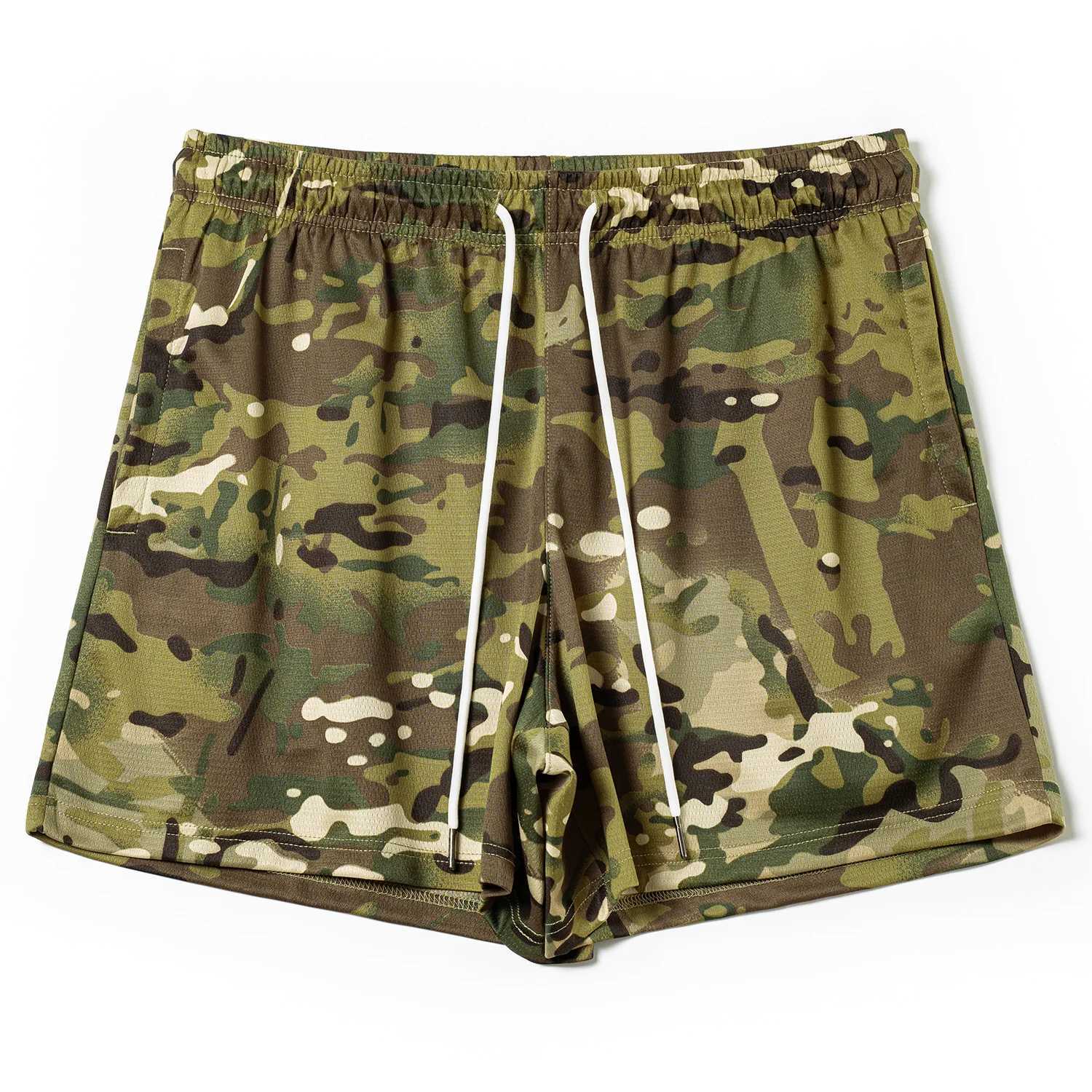 Quality large size camouflage shorts for men and women summer thin mesh sports casual shorts running training shorts Q260623
