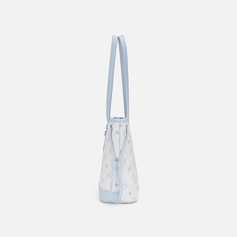 Cross-Border Factory Cat Print Shoulder Large-Capacity Classic Handbag, Tote Bag, High-End Girly Shopping Bag