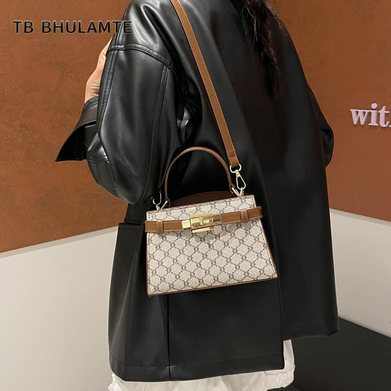 Women's 2025 Autumn And Winter New Fashion Handbags, Bulk Discounts Available, Small Printed Square Bags TB BHULAMTE