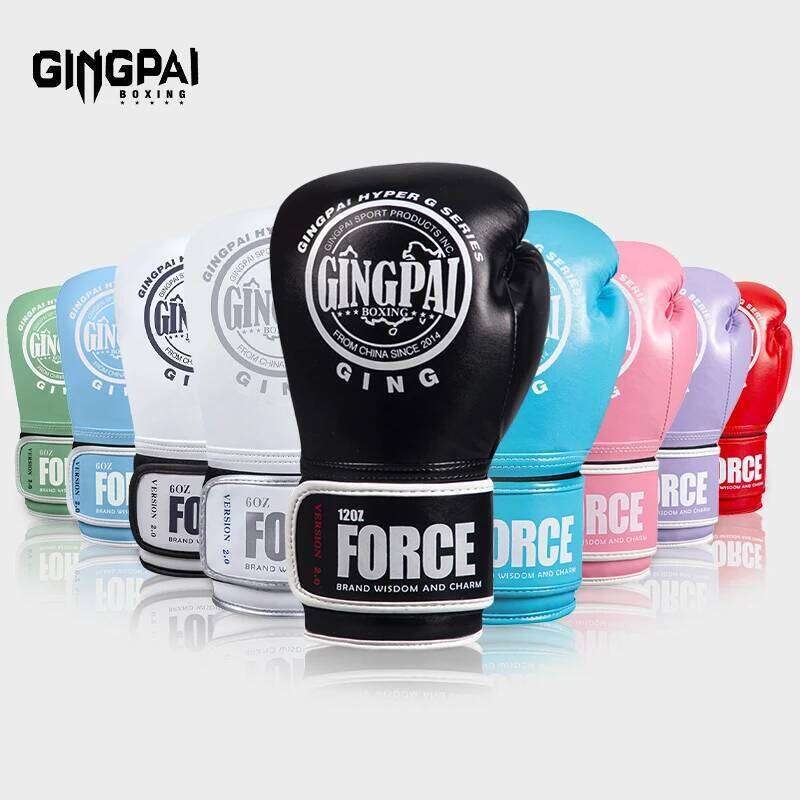 6/8/10/12oz Boxing Professional Adult Sanda Muay Thai Fighting Gloves Men and Women Training Sandbag Free Fight MMA Pink W260624