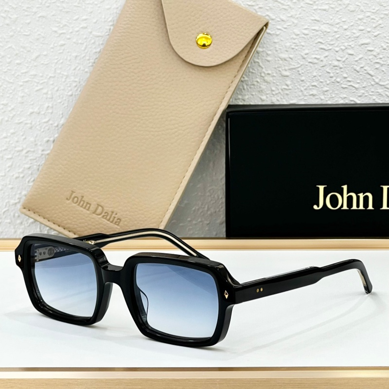 John Dalia CHARLIE Eyewear Designer Sunglasses Top Quality Luxury Brand Fashion Classic UV400 Rectangle Acetate Frame for Men Women With Original Bo
