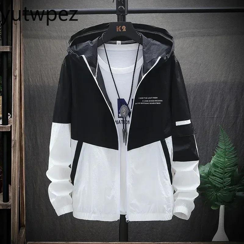 Outdoor Hiking Summer Hooded Jacket Sun Protection Clothing Fishing Hunting UPF50 Clothes Quick Dry Skin Patchwork Windbreaker 260624