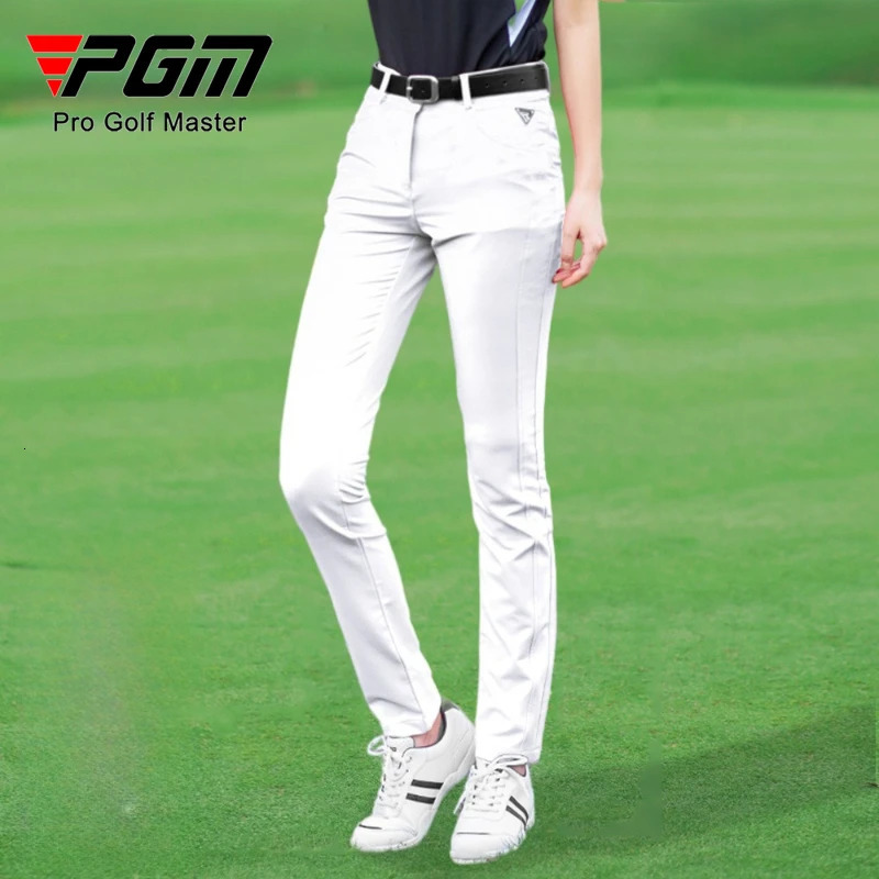 PGM Spring Summer Golf Womens Pants Solid Color Slimming Sports Pant KUZ069 260623