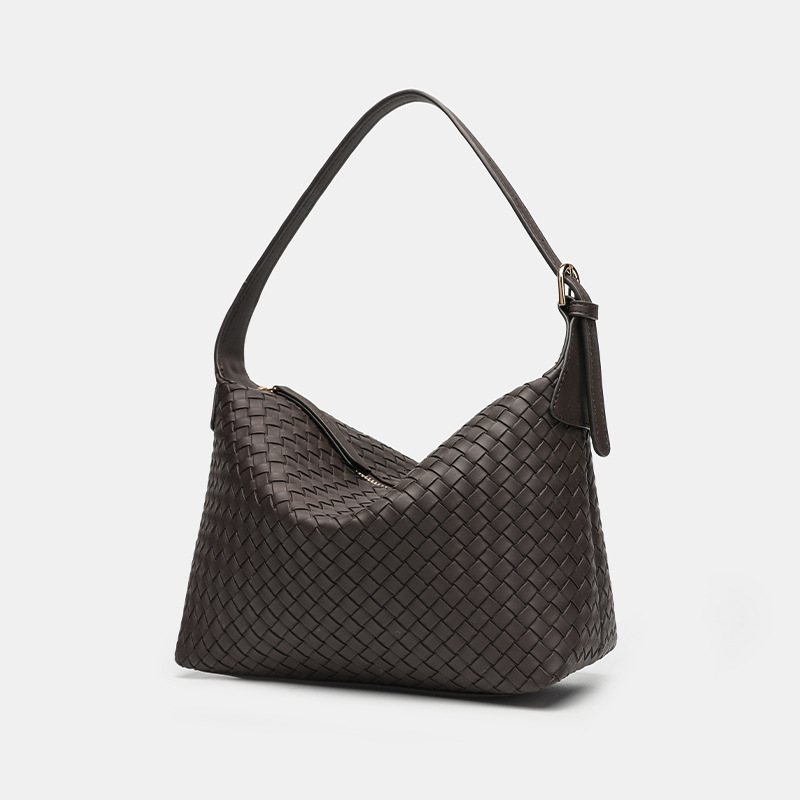 Tote Woven Shoulder Bags Cross-Border Hand-Woven Large-Capacity Underarm 2026 New Fashion Versatile Commuter Crossbody Bag, Tote Bag For Women