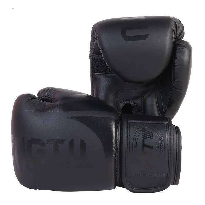 Professional Training of Protection Tear Resistant PU Rubber Plastic Sleeve Thai Boxing Gloves W260624
