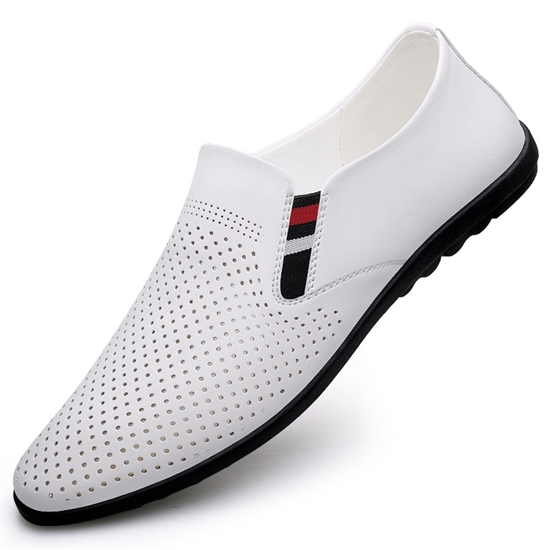 Genuine Leather Mens Loafer Casual Daily Shoes For Man Lightweight Comfortable Moccasins Male Shoes Business Summer Footware Man 260623