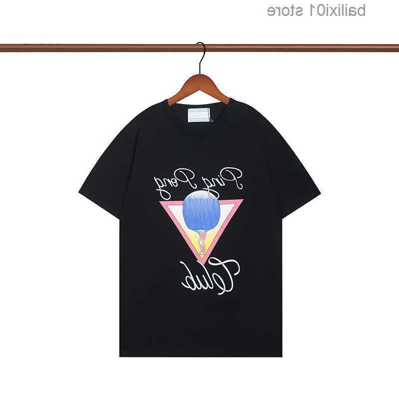 T-shirt Designer Mens T-shirt Strt Trend T-shirt Round Neck Letter Graphic Printed Mens Womens Short-slved Cotton Breathable Casual Loose T-shirt T2