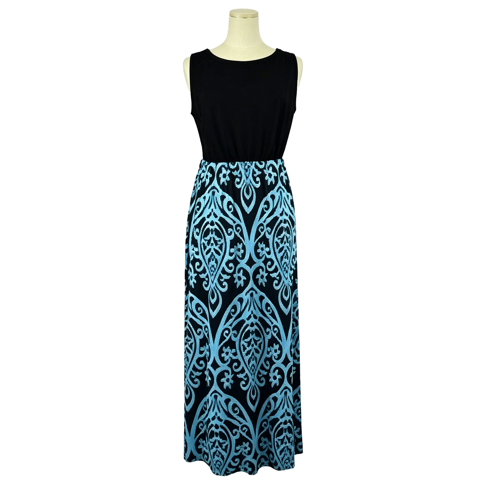 cologne 2026 New New Mother Daughter Dress Family Matching Outfits Neon Coral Black Damask Maxi Baby Girl perfume Summer Mommy And Me Clothes Dresse