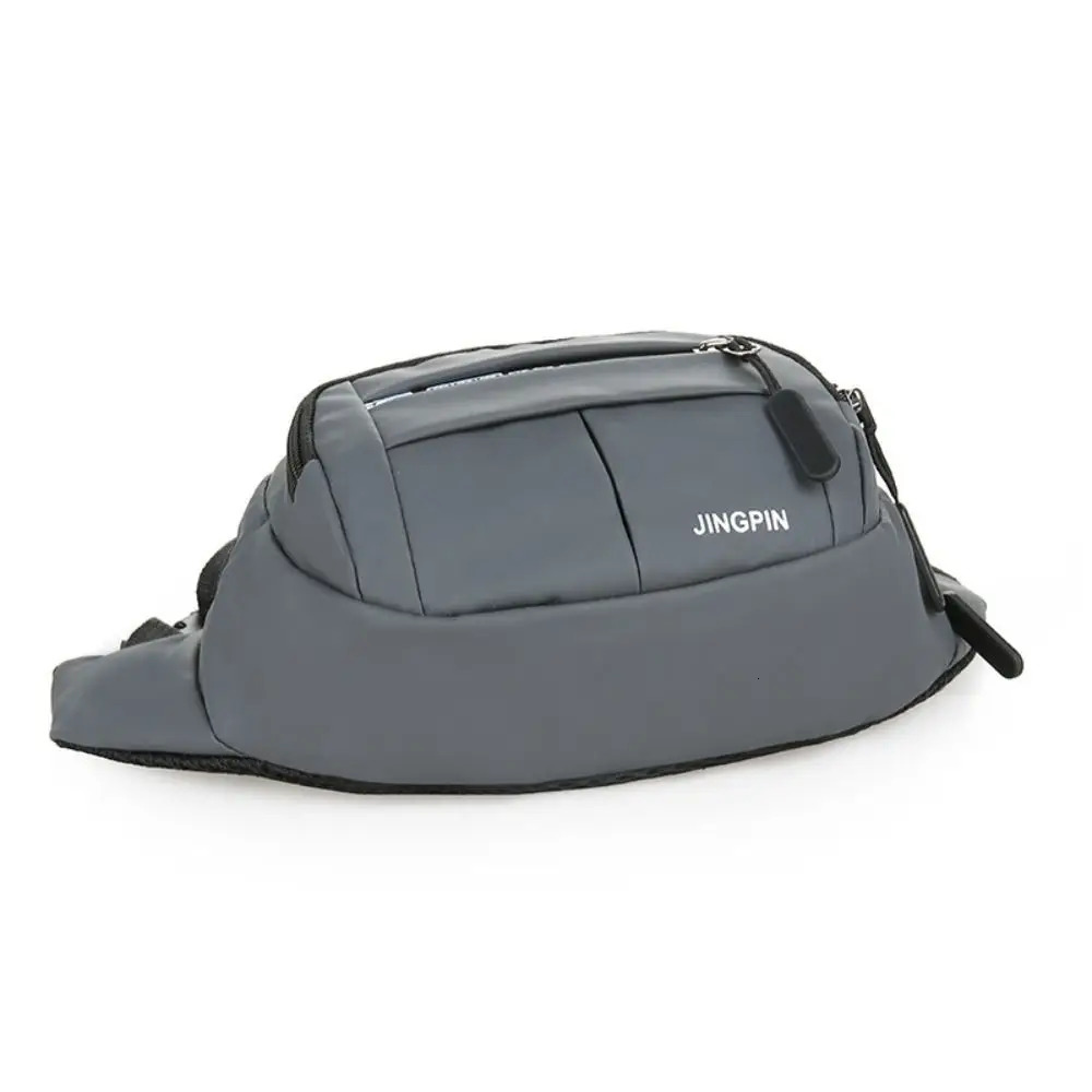 Fashion Nylon Polyester Men Chest Bag Black Grey Blue Green Multifunctional Crossbody Bag Large Capacity Waist Bag Unisex 260624