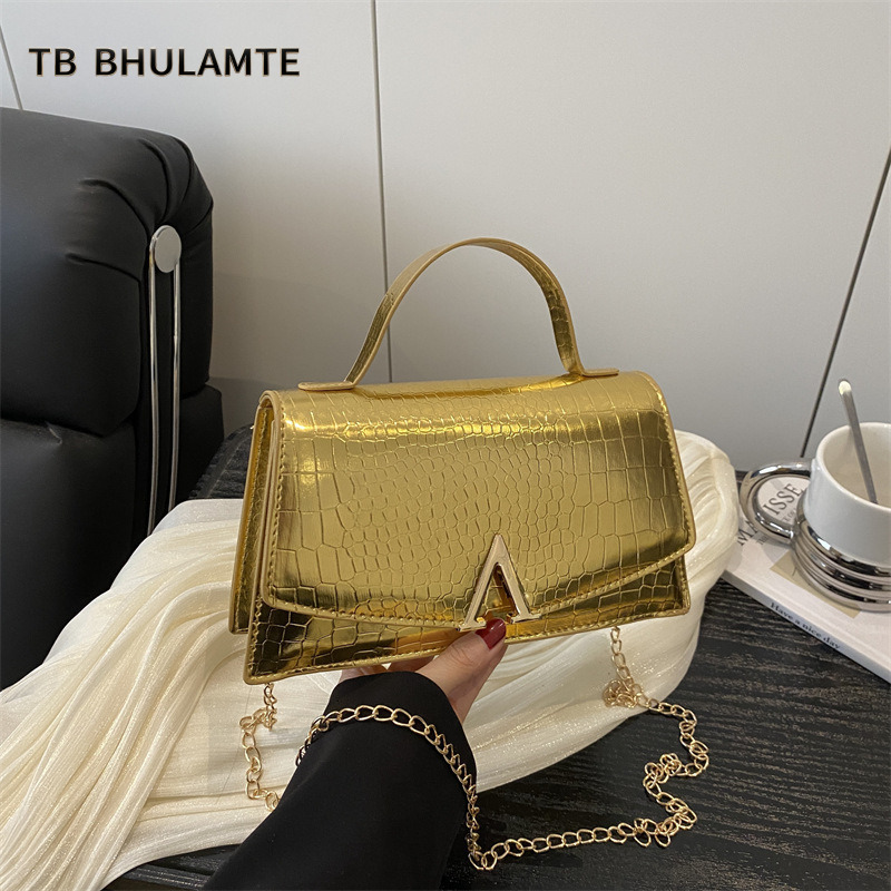 TB BHULAMTE Fashion Trend Solid Color Light Luxury Women's 2025 New Simple Elegant Fashionable Handbag Single Shoulder Crossbody Bag