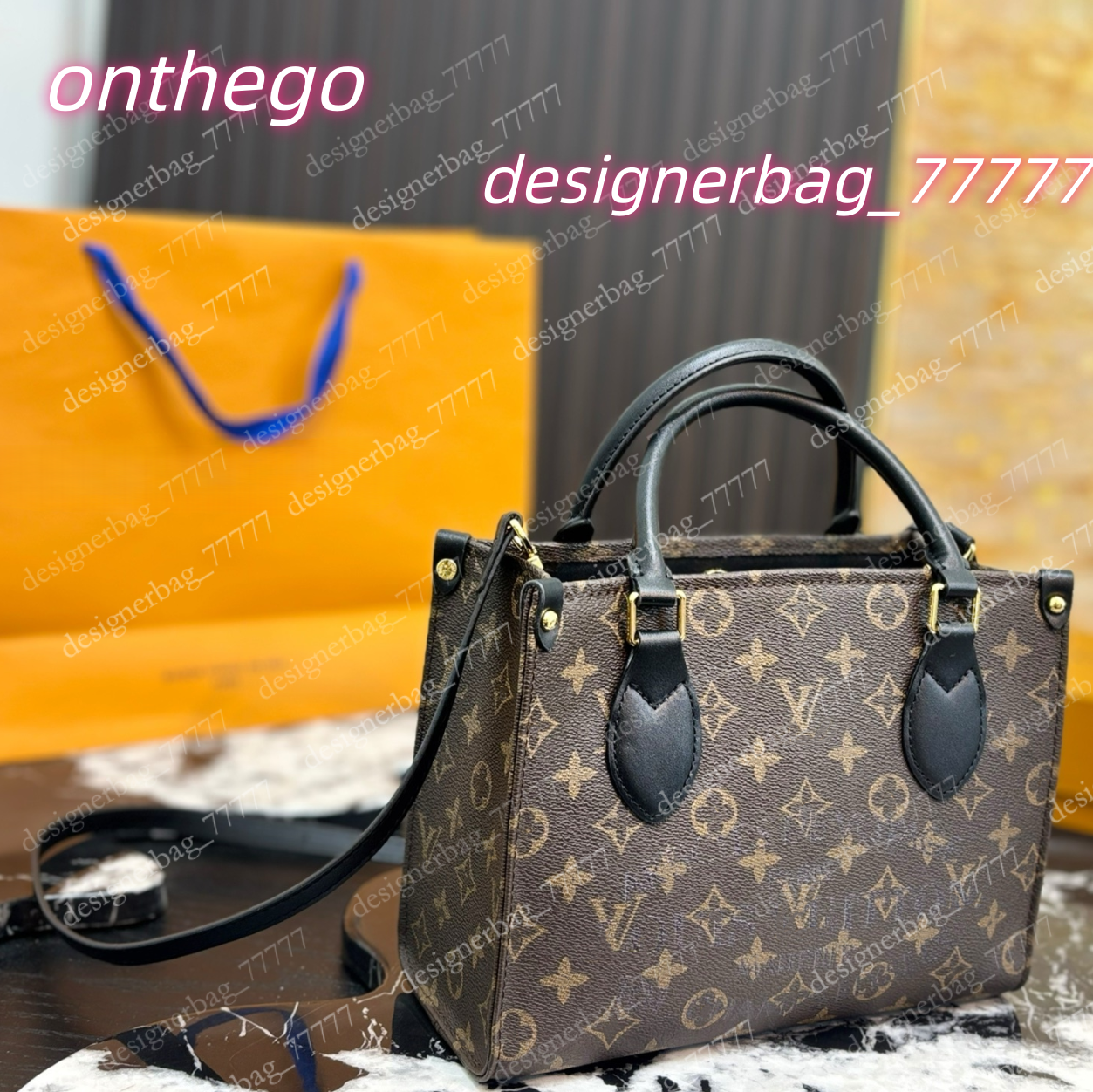 Designer Women's Tote Bag Limited Edition On the Go Crossbody Large Capacity Shopping Bag Salt Series Retro College Style Daily Travel Single S