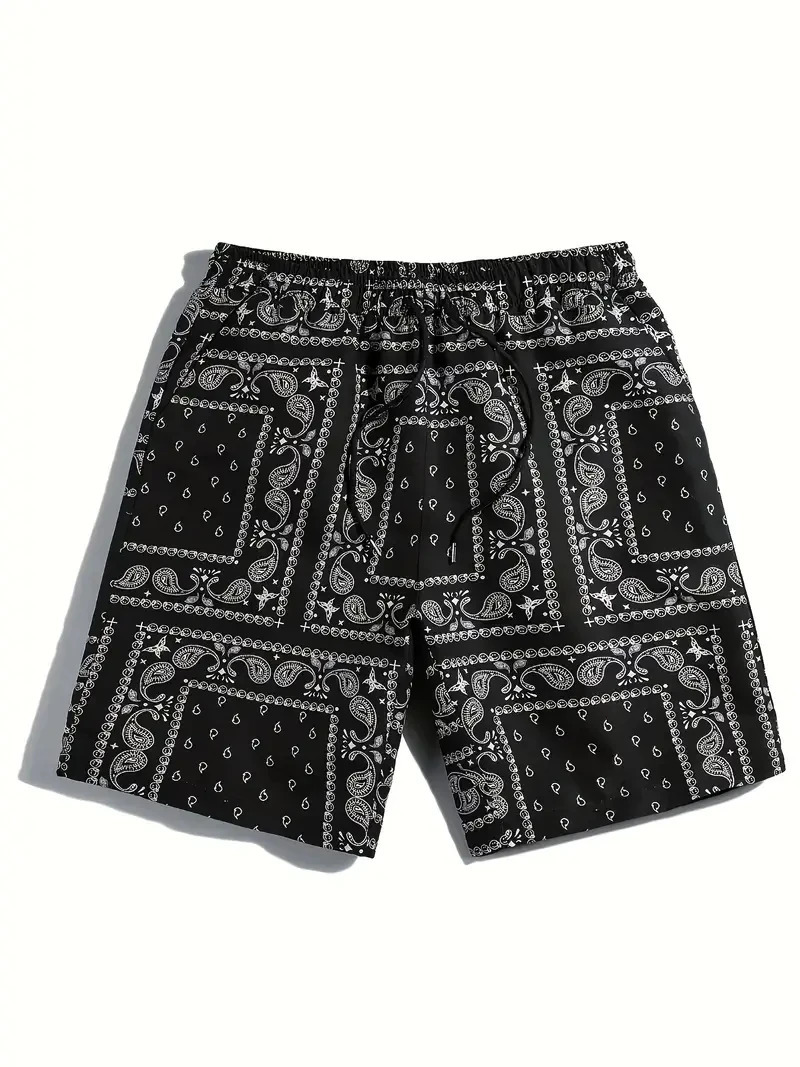 Men Retro Beach Pants Waist Fruit Flower 3D Printed Shorts Mens Summer Breathable Shorts Fitness Street Shorts Men Ropa Hombre 260623