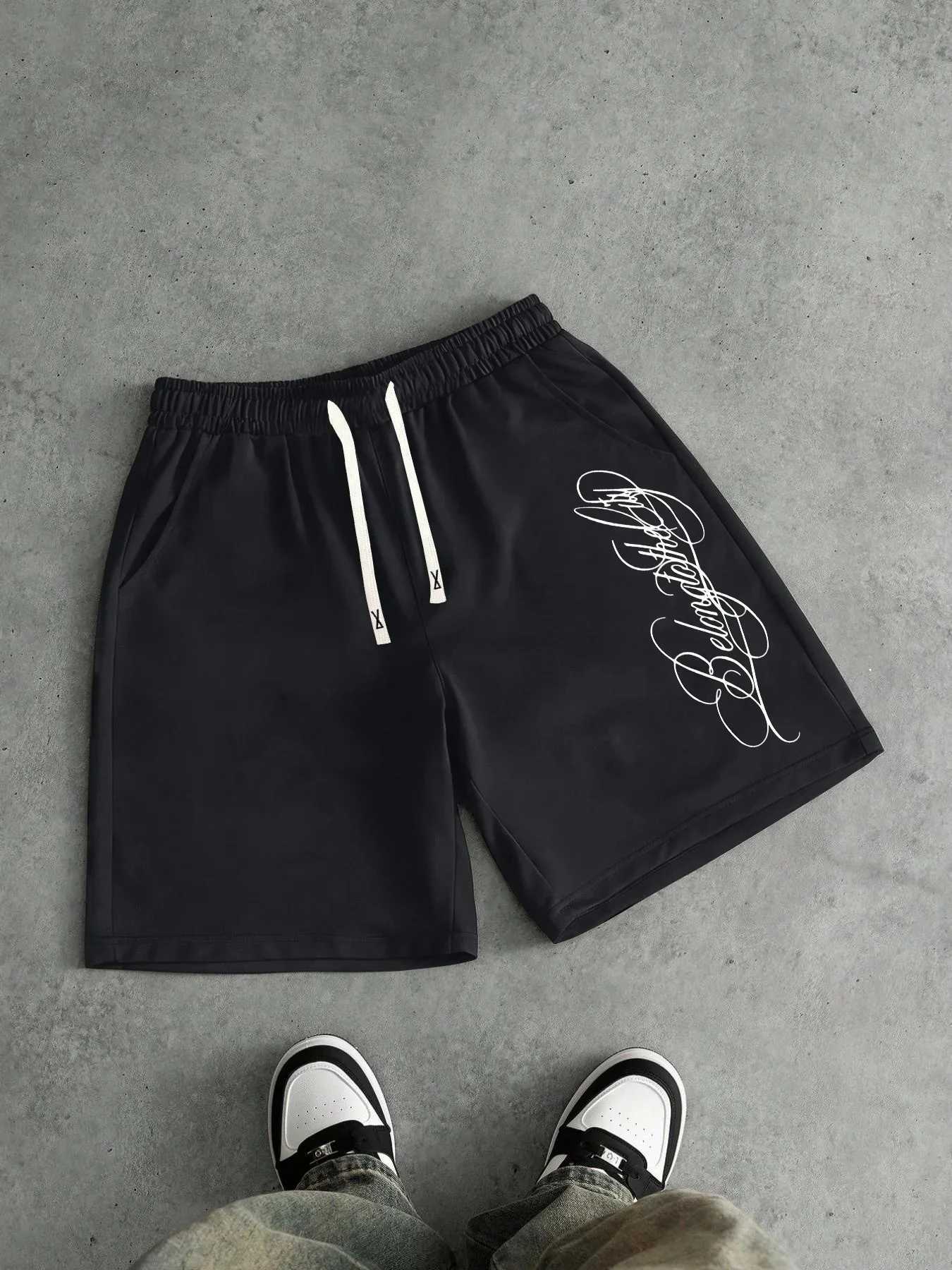 Y2K Harajuku Street Fashion Loose High Waist Shorts for Men and Women Loose Sports Slow Running Summer Leisure Basketball Q260623