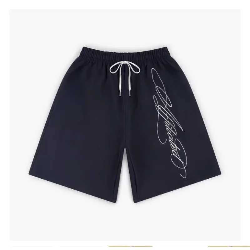 2026 Mens Shorts Streetwear American Retro Mens Hip Hop Graffiti Letter Baggy Sports Jogging Summer Casual Basketball Shorts Q260623