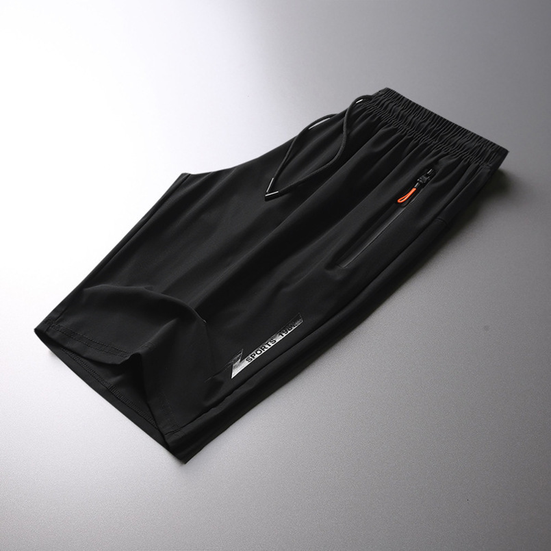 New Model Factory Direct Sale Summer Nylon Men's Casual Loose Quick-Dry Ice Silk Pants Plus Size