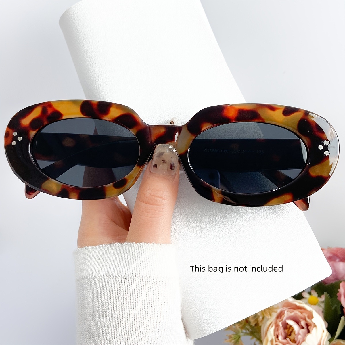 New Oval-Shaped Small Frame Fashion For Men And Women, High-End, Simple, Versatile, Outdoor, UV Protection Sunglasses