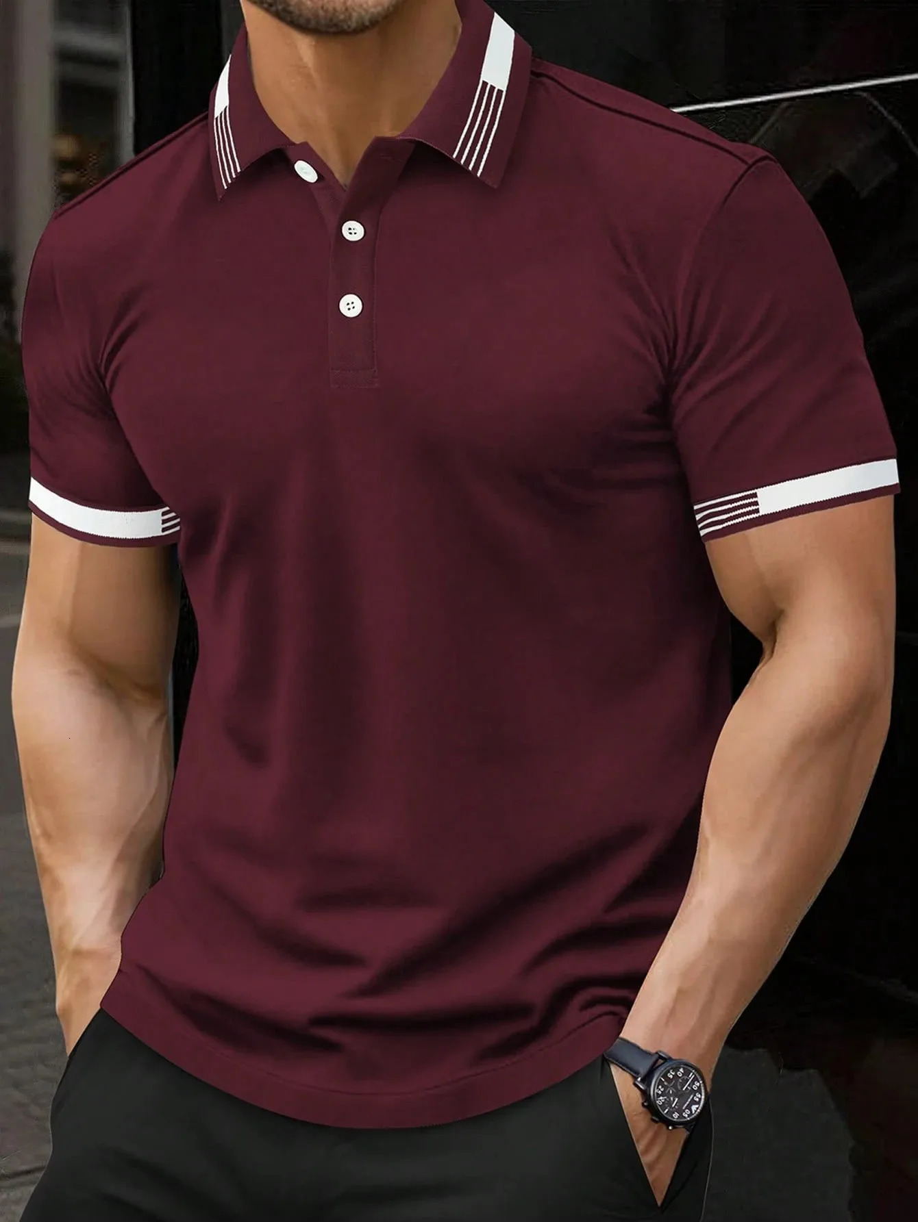 2026 Summer Mens Polo Shirt - 3D Printed Breathable Lightweight Thin Casual Simple Outdoor Refreshing Mens Clothing 260623