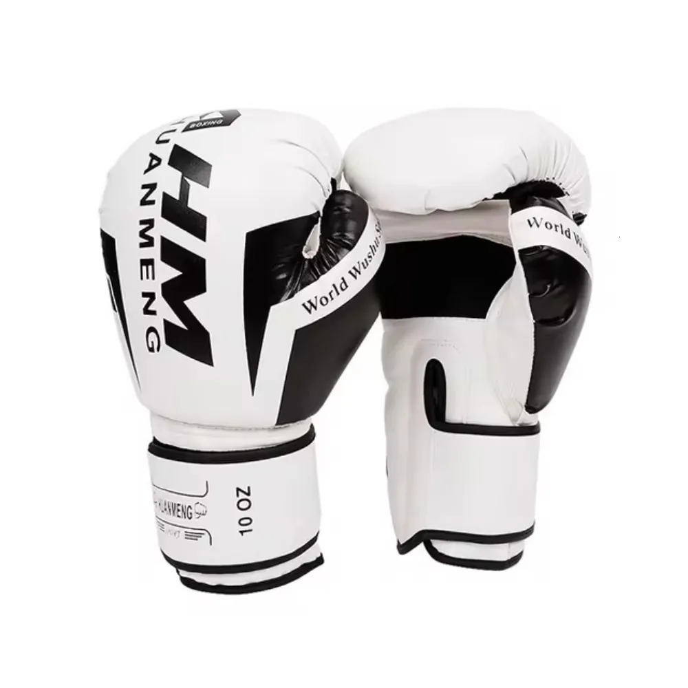 6101214Oz Adult Boxing Gloves PU Leather Professional Sanda Muay Thai Fighting Gloves Workout Gloves 260623