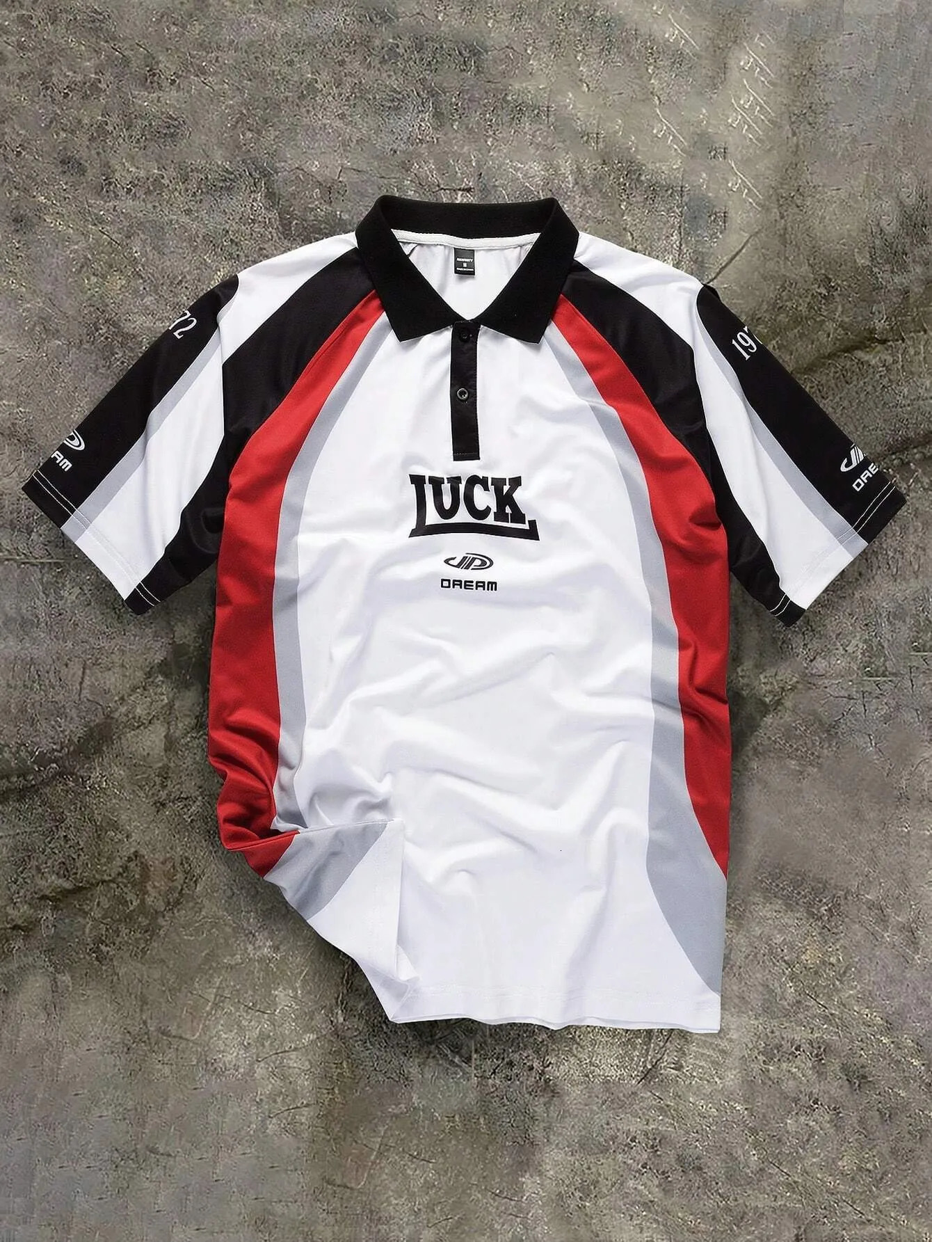 2026 Summer Mens Polo Shirt with Letter Print Breathable Lightweight Casual Fashionable Outdoor Use 260623