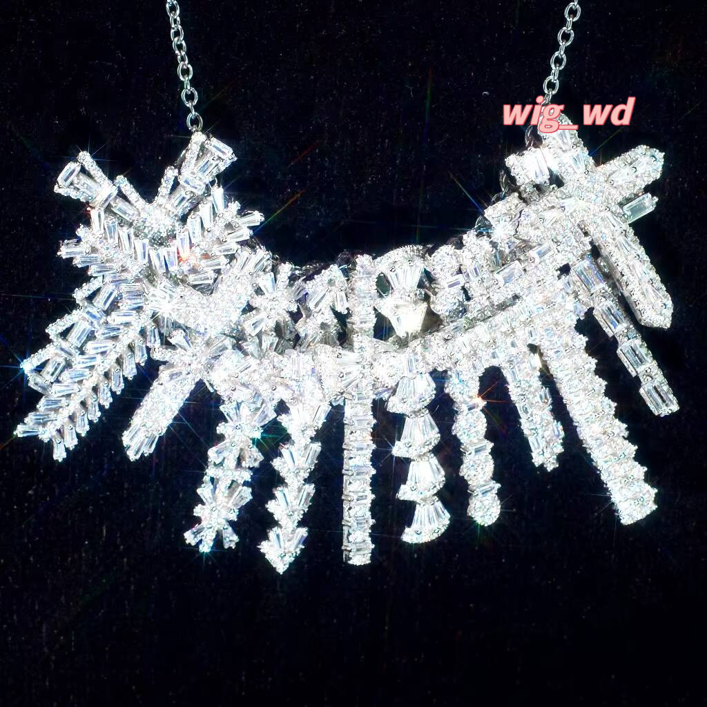 Factory Wholesale Price Custom VVS Moissanite Iced Out 925 Silver 18K Gold Plated Pendant Necklace Cross Jesus Fine Jewelry Men