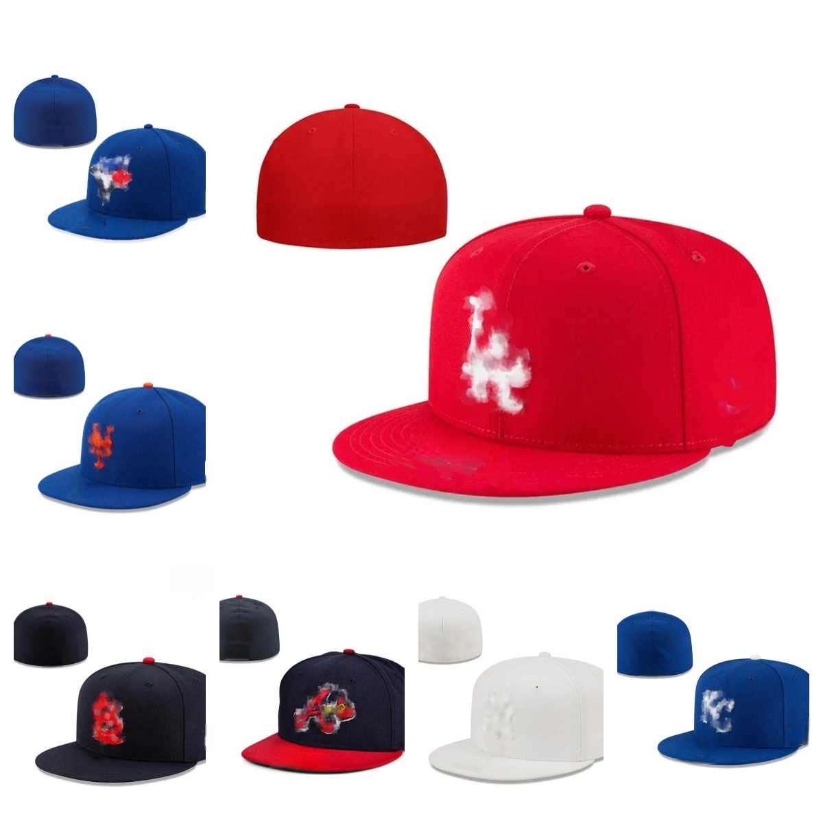 designer Fitted hats Snapback classical hat basketball Caps All Team man woman Outdoor Sport Embroidery Cotton flat Closed sun cap mix color high qu