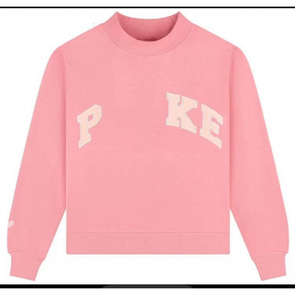 Parke Sweatshirt Mockneck Autumn Loose Fit Letter Print Hoodie Womens Y2k Mockneck Sweatshirt Long Sleeve Pullover Hooded Top Daily Casual Parke Swe
