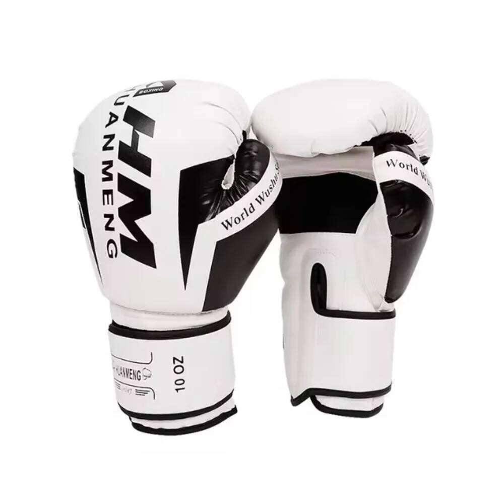 6/10/12/14Oz Adult Boxing PU Leather Professional Sanda Muay Thai Fighting Workout Gloves W260624