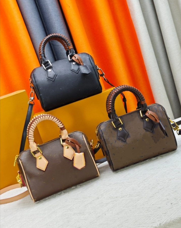10A Women Boston Pillow P9Speedys20CM Shoulder bag Designer Weekend bag tote crossbody bag Boho Soft 20 handbags bags leather bag Duffel M40950 M462