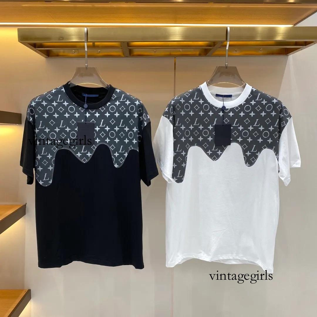 Camiseta de diseñador para hombre, Polo, camiseta clásica de Jacquard con empalme de hombros y nube, camiseta para hombre con logotipo, moda de lujo