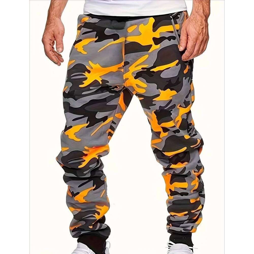 2026 Summer Fashion New Men's 3D Printed Ankle Cool Camouflage Pattern Pants Street Wear Plus Size W260624