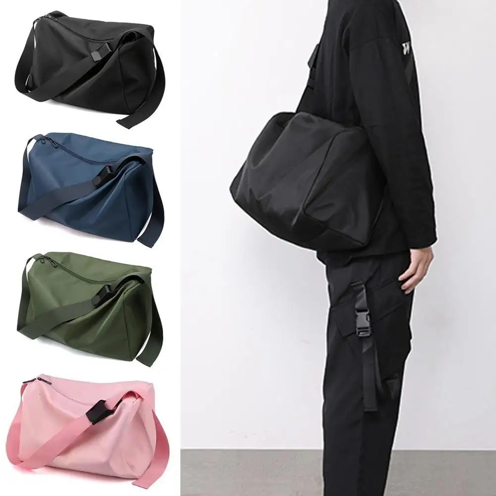 1 pezzo borsa impermeabile da palestra borsa da allenamento fitness borsone da viaggio all'aperto borsa a tracolla per il tempo libero zaino sportiv