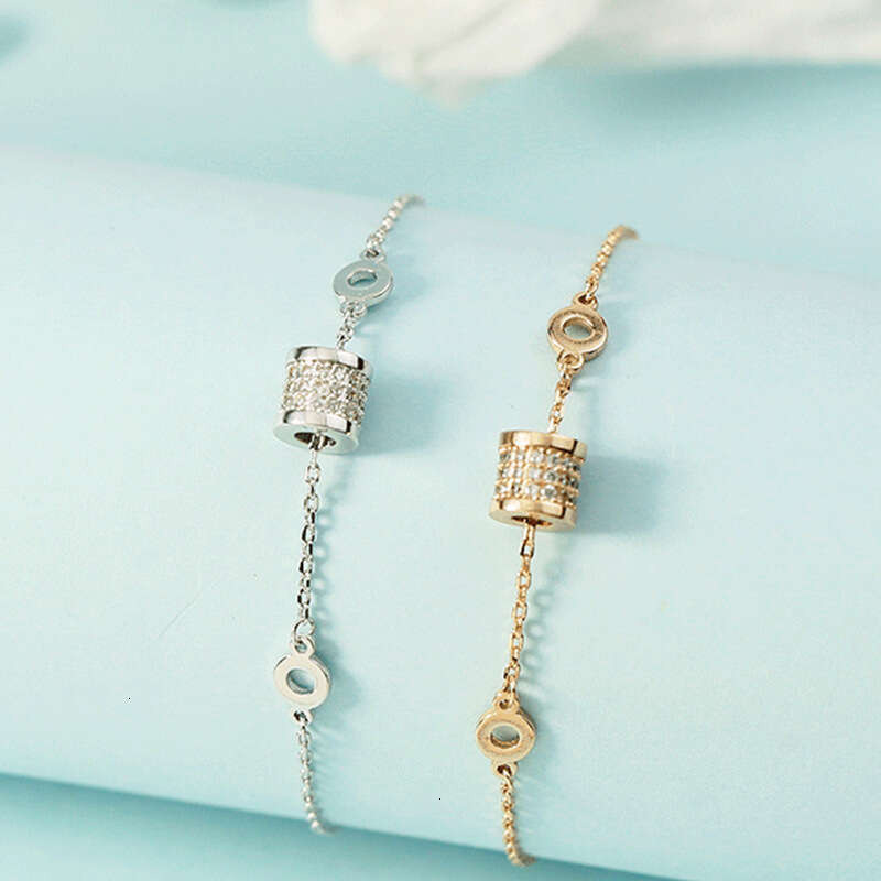 Design Women Jewelry Bracelet Women Slim Full Diamond Chain Niche Trendy Exquisite High-End Versatile Daily Party Birthday Gift Hand Jewelry