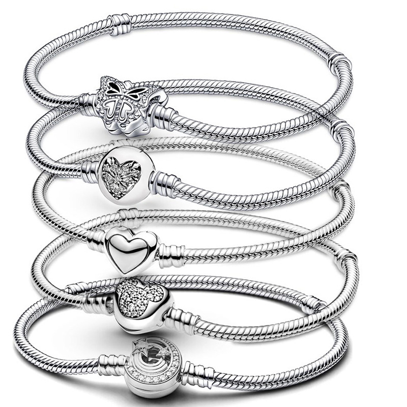 New meteor chain buckle snake bone chain bracelet classic new hot bracelet basic chain cross-border e-commerce supply factory direct wholesale ZB064