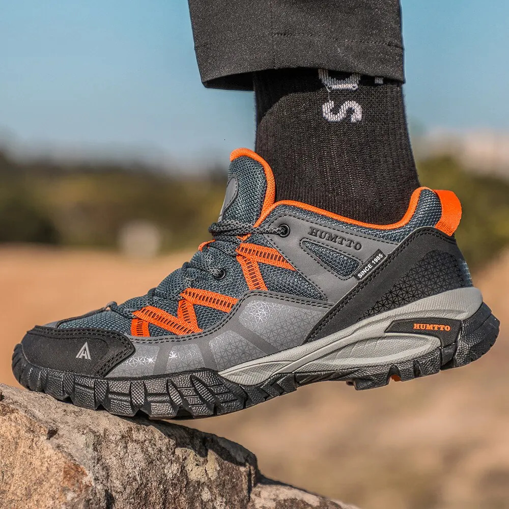HUMTTO Breathable Hiking Mens Sports Shoes y ner Climbing Trekking Sneakers for Men Outdoor Work Man Boots 110609A 260618