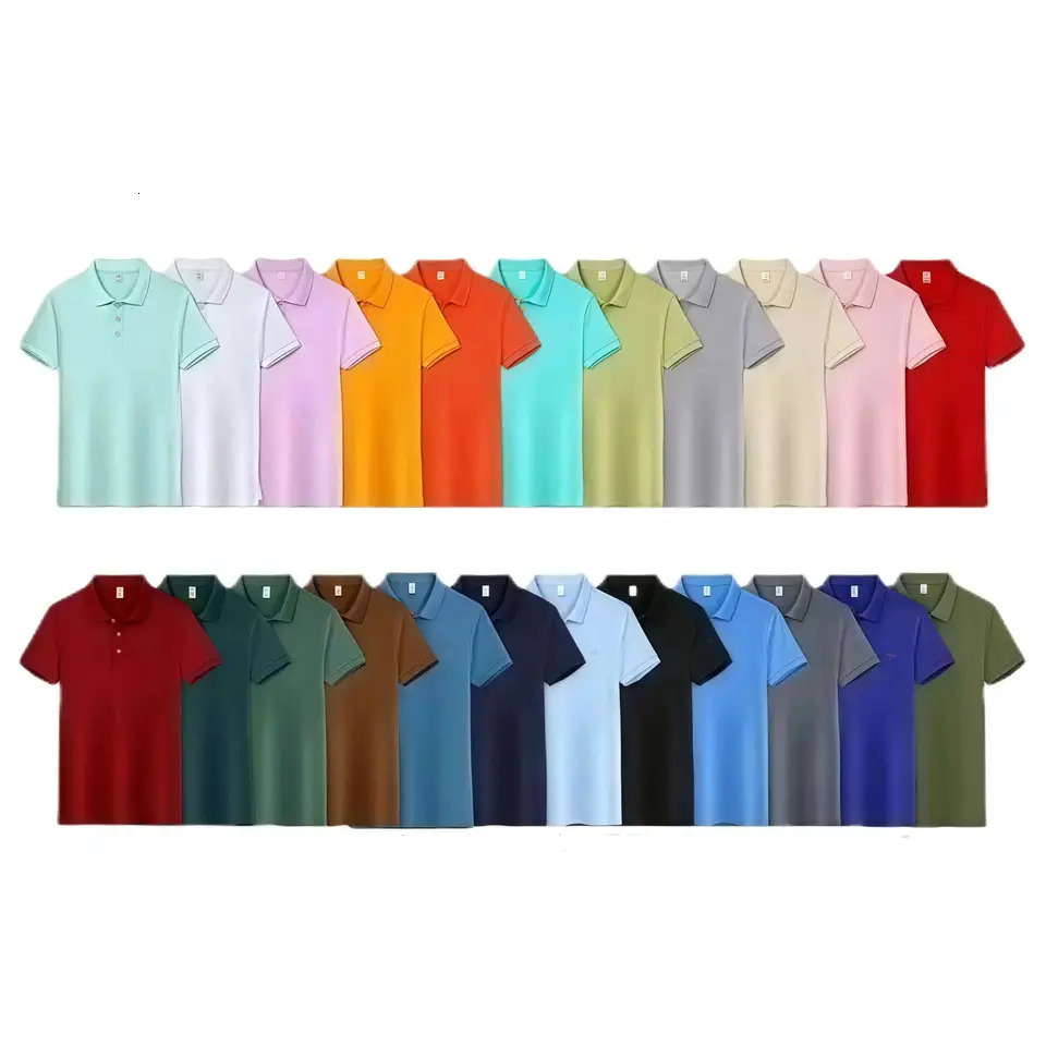 Summer Casual Sports Quick-drying Lapel Short-sleeved POLO Shirt 23 Solid Color Shirt Cycling Suit Fitness Suit For Men S-4XL 260623