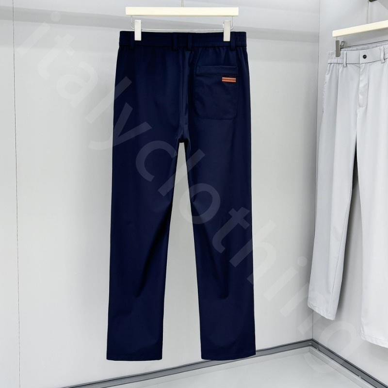 Quite Luxury Designer Men Pants Thin Stretch Straight Business Suit Casual Pants Plus Size ZG1289