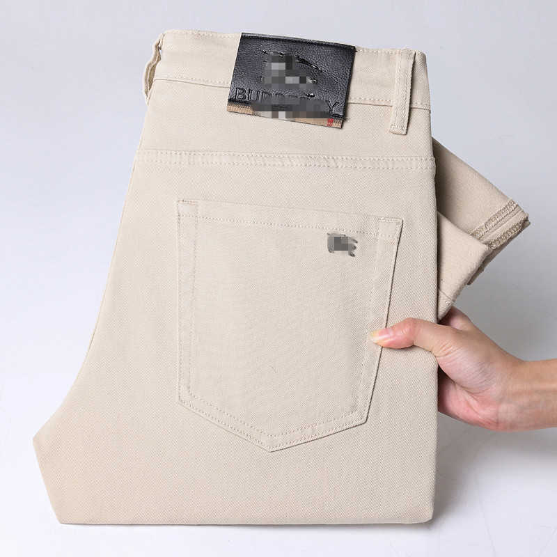 Guangzhou Jeans for Men Korean Style Slim Fit High-Quality European Goods Autumn Winter Original Label B Parent Pants L26624