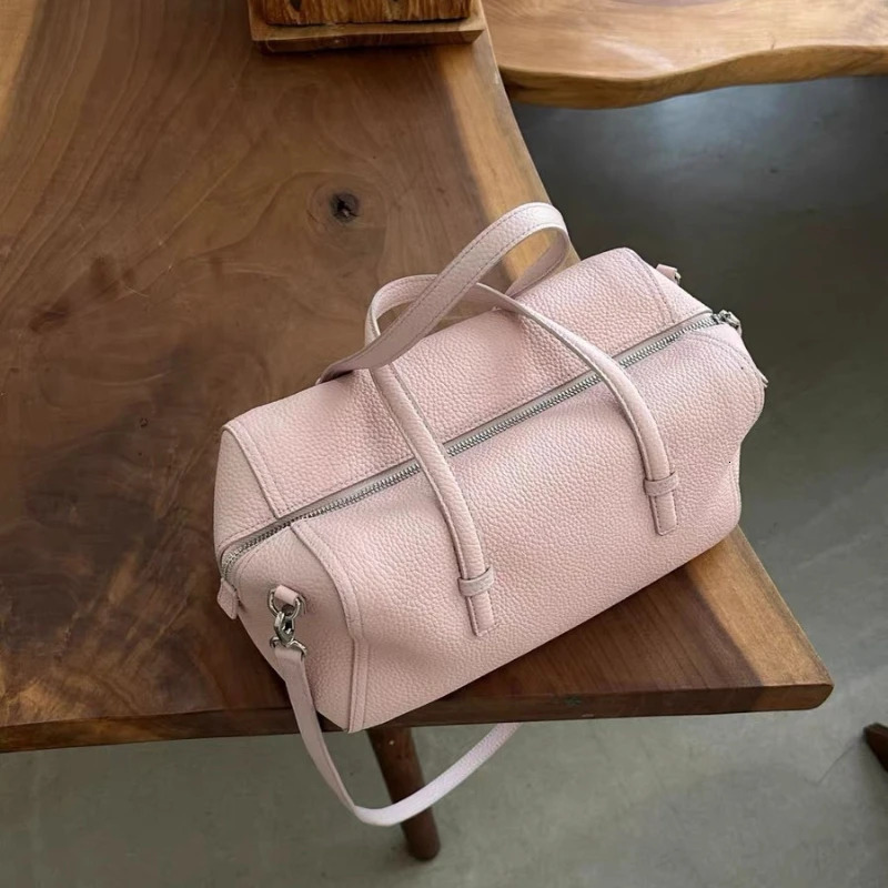 Spring Summer Minimalist Large Capacity Commuter Boston Bag Versatile Single Shoulder Crossbody Handbag for Women 260623