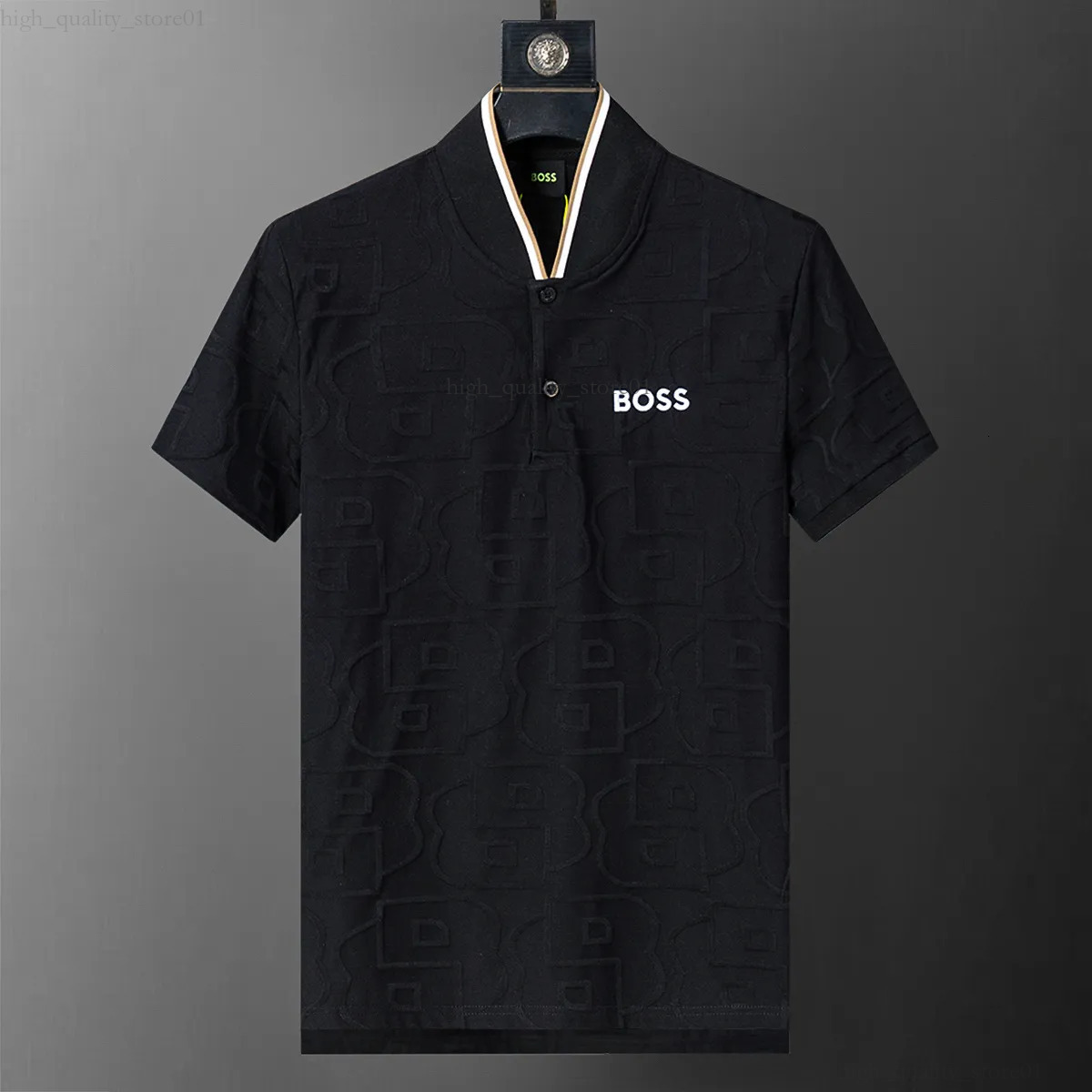 Bos Tshirt Mens Designer Polo High Quality Luxury Classic Casual bosssshirt Crew Neck Cotton Tees Summer USA Streetwear Trendy Short Sleeve bossi ts