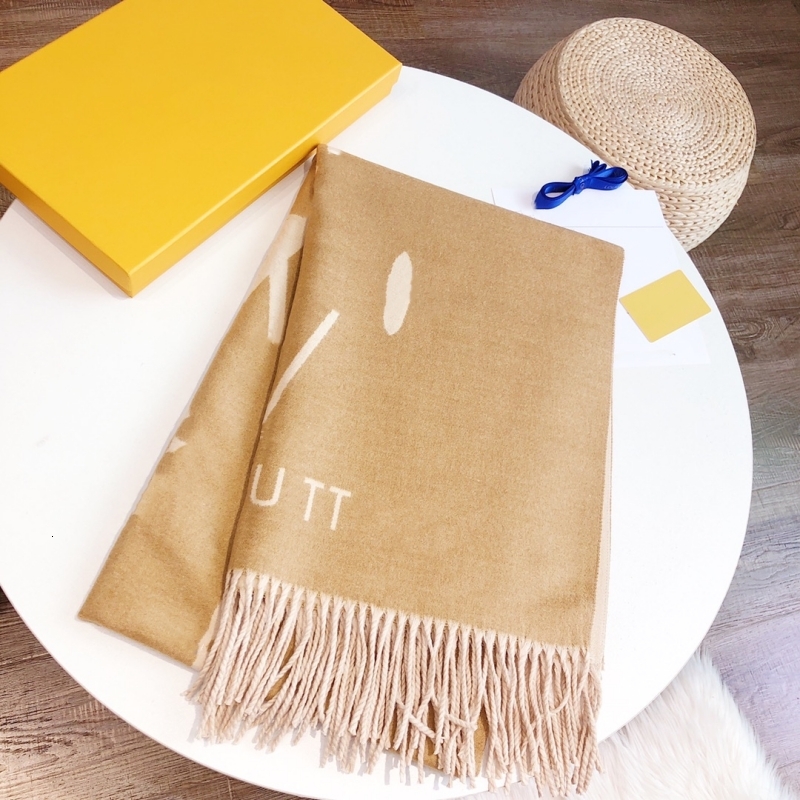 Designer Scarf for Winter V Women Wool Mens Long Shawl Fashion Classic Letter Cashmere Scarves with Boxs