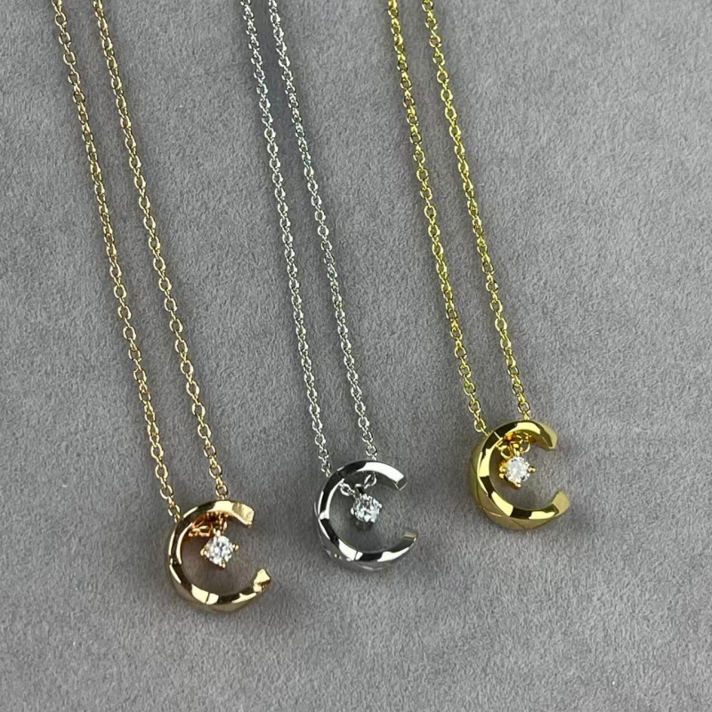 Fashion necklace, classic pendant, made of titanium steel, unique design, light luxury style, unisex clavicle chain, Valentine's Day party gift