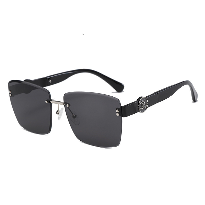 Premium Brand Designer Sunglasses 2025 New Frameless Light Luxury Style High-End Women's European And American Internet Celebrity Fashion Trend
