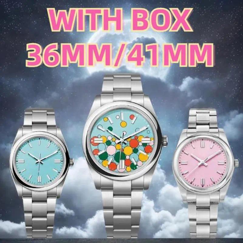 TOP Montres High Quality watches men designer Automatic Mechanical Clone 36 41mm Luxury Stainless Steel Bracelet Date Luminous Sapphire 114300 AAA